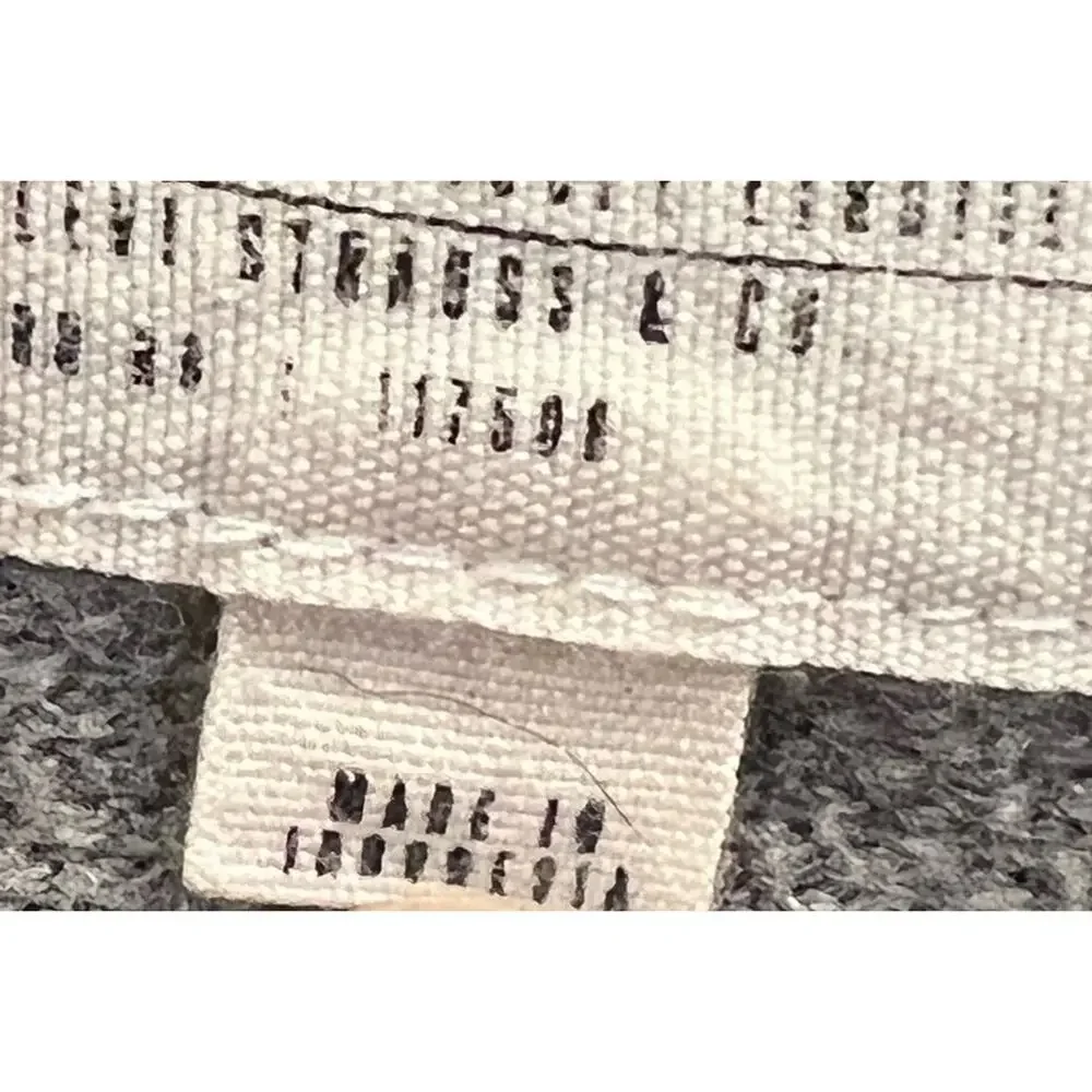 Levi’s Vintage Style Colorblock Bomber Jacket Gray Black Zip Up M